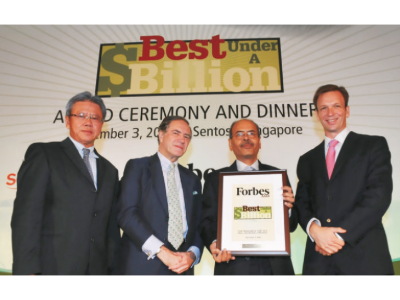 Forbes Best Under a $ Billion - 2008