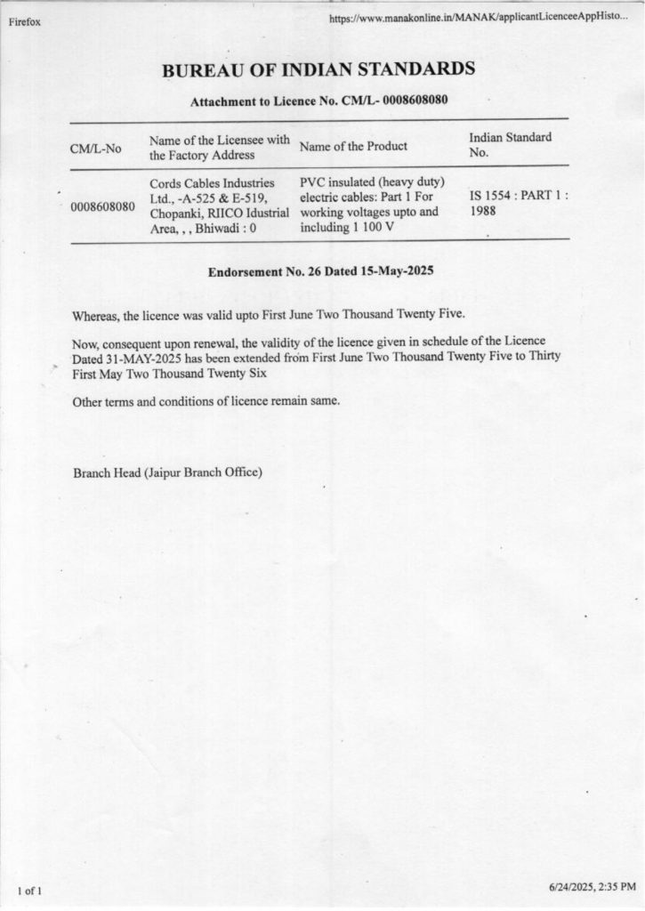 BIS-1554-PART-1-1988CHOPANKI