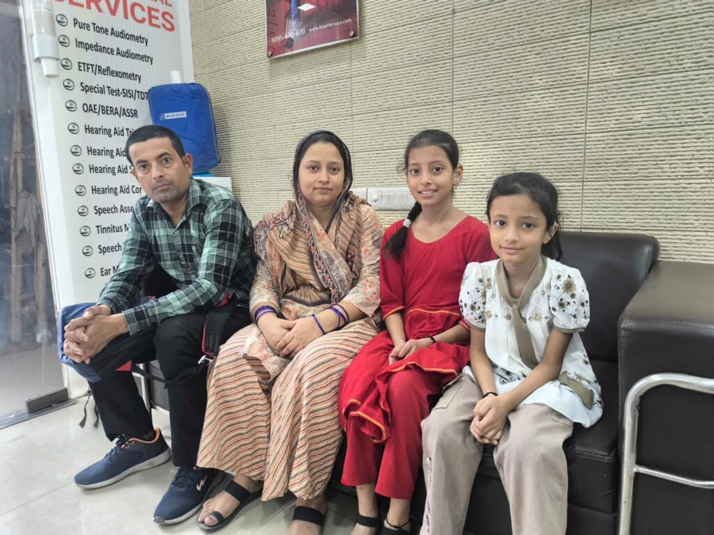 Donation of Hearing Impaired device to Baby Falak Baby Alfiya 2 1024x768